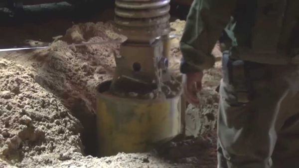 צפו: כך נחשפה המנהרה של החמאס