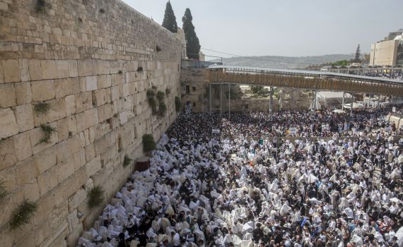 50,000 איש השתתפו במעמד ברכת הכהנים