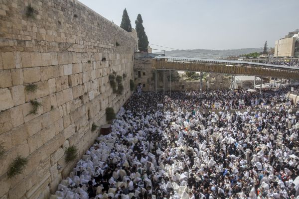 50,000 איש השתתפו במעמד ברכת הכהנים
