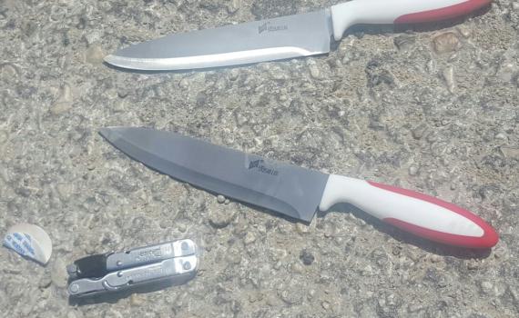 זוג מחבלים ערבים ניסו לדקור שוטרים וחוסלו