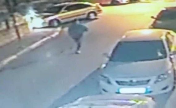 השב"ח נמלט מהשוטרים ונתקע בחומת אבן. צפו