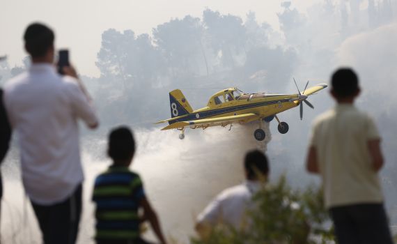 שריפה בירושלים: תושבים ברמות פונו מהבתים