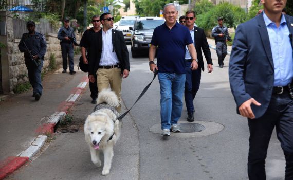 מוצאי יום העצמאות: נתניהו הפתיע בטיול רגלי