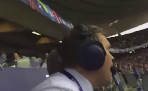 איסלנד ניצחה את אנגליה, השדר יצא מדעתו •  צפו