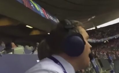 איסלנד ניצחה את אנגליה, השדר יצא מדעתו •  צפו