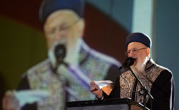 צפו: דרשת הרב מרדכי אליהו זצ"ל ביום ירושלים