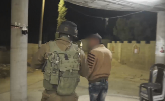 צפו: כך עצר כוח צה"ל את אחיו של רוצח הלל אריאל הי"ד