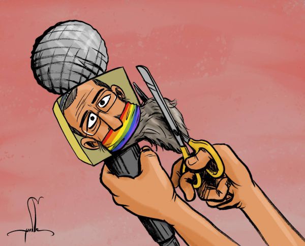 קריקטורה: סערת הרב יגאל לוינשטיין