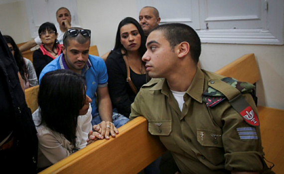 "עדות המח"ט במשפט אלאור אזריה בעייתית"