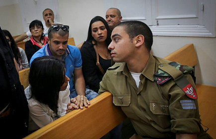 "עדות המח"ט במשפט אלאור אזריה בעייתית"