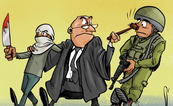 קריקטורה: התביעה חוקרת את אלאור אזריה