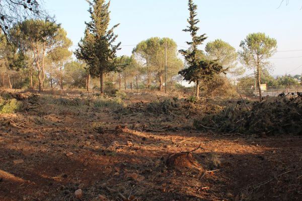 הדרך התמוהה של המנהל האזרחי להלחם בשריפות