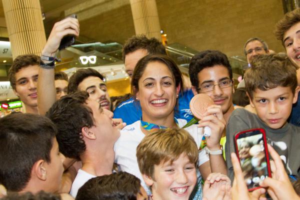 ירדן ג'רבי צייצה רמז באותיות למדליות בג'ודו