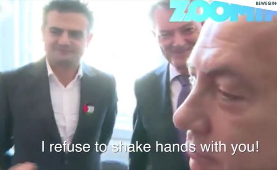 "שיישאר עם אף עקום"; צפו בתקרית המביכה