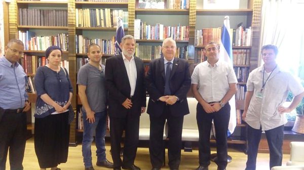 תושבי עפרה שמעו מסר מעודד מהנשיא ריבלין