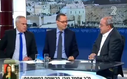 העימות שעורר סערה: אחמד טיבי נגד רוני דניאל