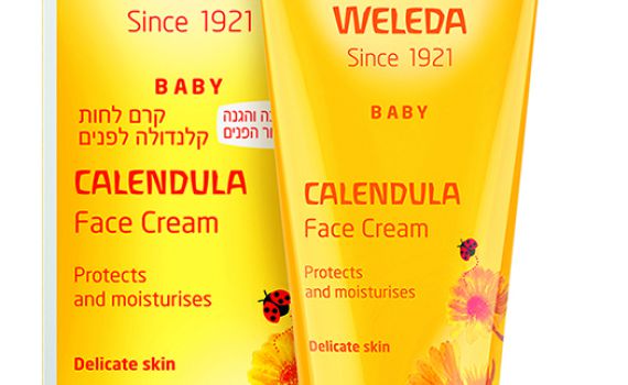 קרם לחות קלנדולה לפנים – מגן ומזין את עורו העדין של התינוק