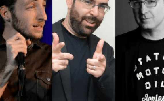 שלושה מופעי סטנדאפ בערב אחד רק בגולה!