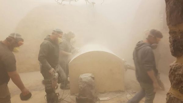 הסתיים השיפוץ: תיעוד המבצע הלילי בקבר יוסף