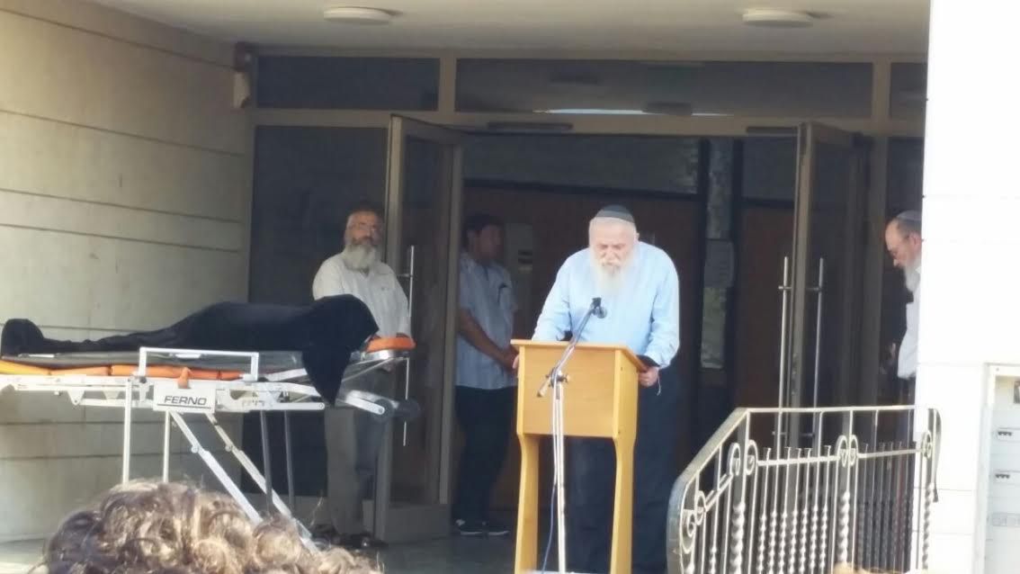 הרב דרוקמן ספד לסב נכדיו: התנהל בצורה טהורה