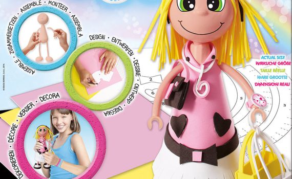 חדש לילדות: בובות אופנתיות בעיצוב ובהרכבה עצמית