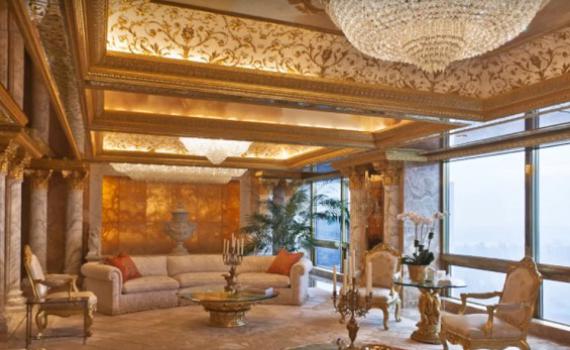 החיים זהב: הצצה לפנטהאוז של דונלד טראמפ