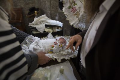 צפו: מוהל שולח את תלמידיו 'להתאמן' על אתיופים