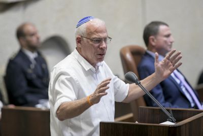 סמוטריץ' ואריאל נטשו באמצע הישיבה לזכר רבין