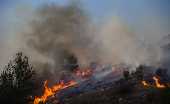 בשל גל השריפות: אזהרה חמורה לתושבי ישראל
