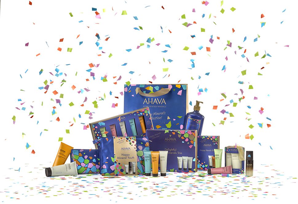 AHAVA מעבדות ים המלח מציגה קולקציית מתנות באווירת HAPPY MINERALS