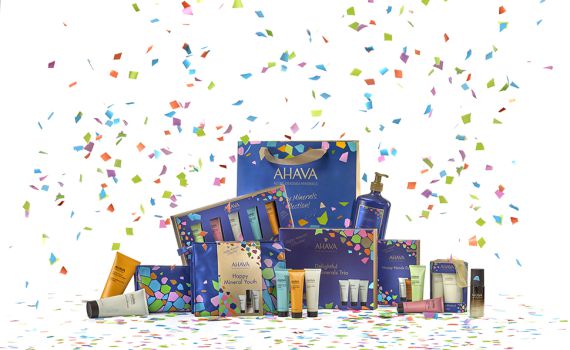 AHAVA מעבדות ים המלח מציגה קולקציית מתנות באווירת HAPPY MINERALS