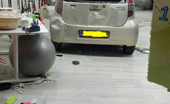 גן יבנה: הנהגת נכנסה לסטודיו ספורט