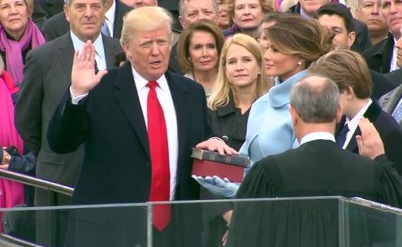 משהו חדש מתחיל: צפו בהשבעת דונלד טראמפ