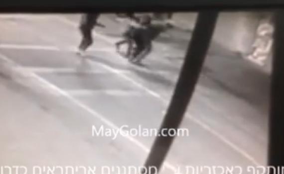 צפו: חייל מותקף באכזריות ע"י מסתננים