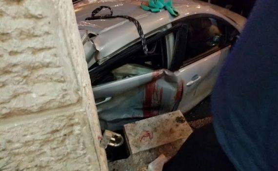 תאונה קשה בי-ם: הולך רגל נמחץ על ידי אוטובוס