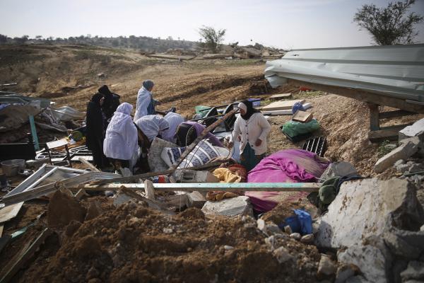 הסתיימה הריסת הכפר אום אלחיראן ממנו יצא המחבל