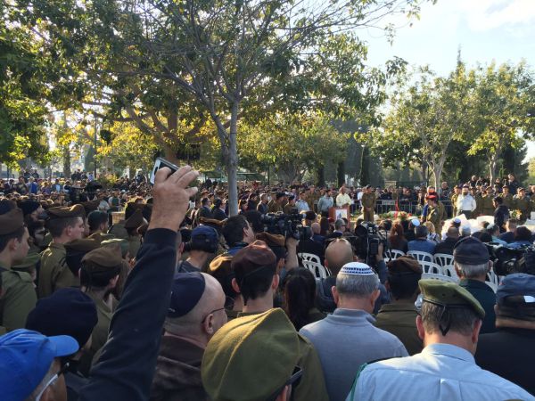 מאות נענו לקריאה והגיעו ללוות את סלבה שנפל בגולן