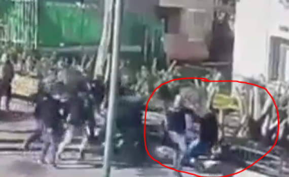 קשה לצפיה: אנשי העולם התחתון בקטטה המונית.צפו