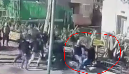 קשה לצפיה: אנשי העולם התחתון בקטטה המונית.צפו