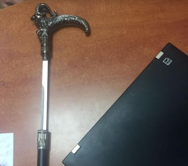 מקל ההליכה "התמים" של התיירת הפתיע את השוטרים