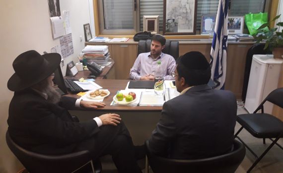 ח"כ בצלאל סמוטריץ' נפגש עם ראשי 'משמרת השבת' והביע הערכה לפעילותם למען שמירת השבת