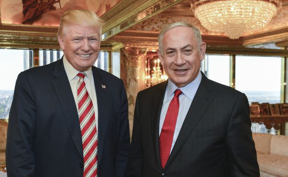 לקראת הפגישה עם טראמפ: נתניהו נחת בוושינגטון