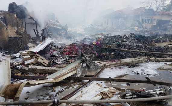 כמו אחרי הפצצה: זוהו הרוגי שריפת מחסן הזיקוקים