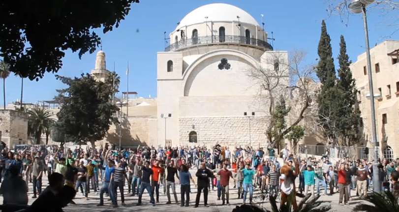 צפו: ה'פלאש מוב' של מקור חיים מזיזים את ירושלים
