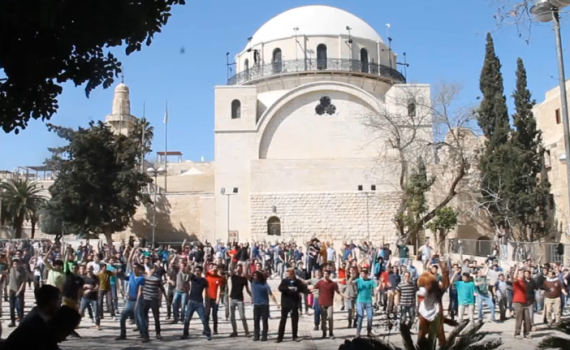 צפו: ה'פלאש מוב' של מקור חיים מזיזים את ירושלים
