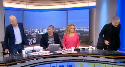 צפו: שפטל נכנס, ביילין ובר לב נטשו את האולפן