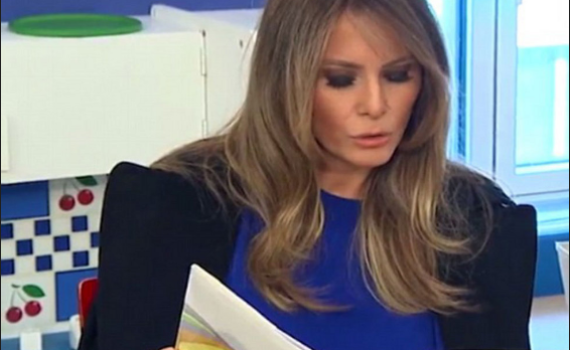 מבקרת חולים: מלניה טראמפ בגרסה האימהית