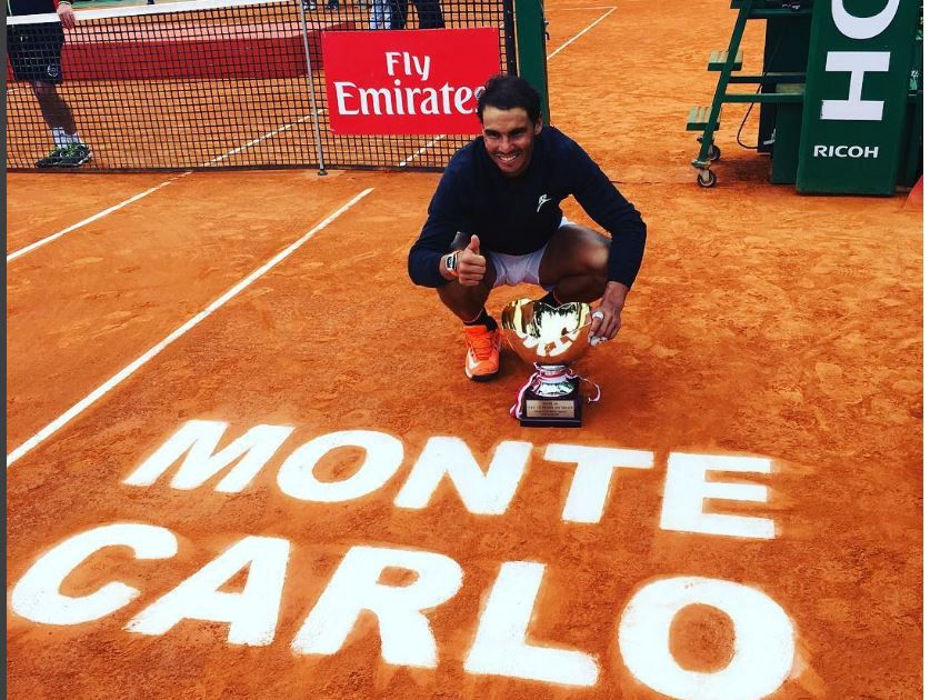 רק תנו לו חימר: נדאל זכה בטורניר מונטה קרלו