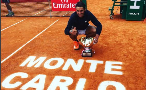 רק תנו לו חימר: נדאל זכה בטורניר מונטה קרלו