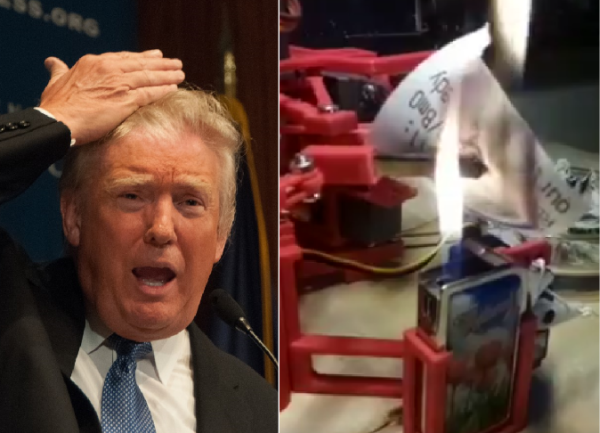 חם ברשת: הרובוט ששורף כל ציוץ של טראמפ